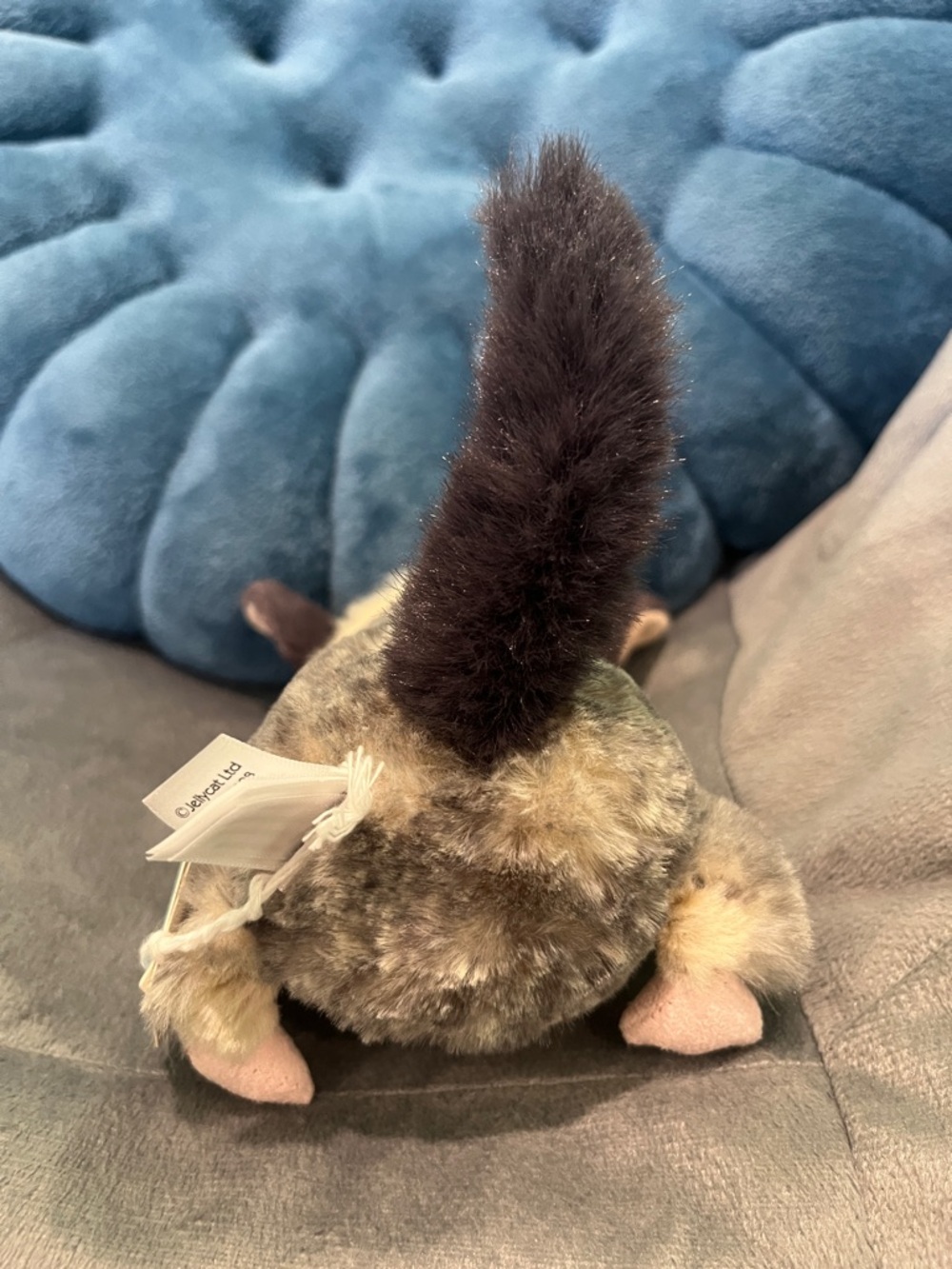 Jellycat Lolly Sugar Glider Beige, Gray Cream Plush, Approx. 5.5”, New with Tags - Picture 8 of 16